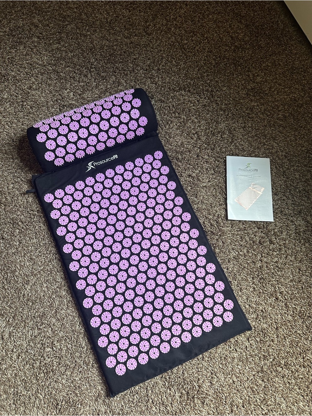 Prosource Fit acupressure mat and pillow